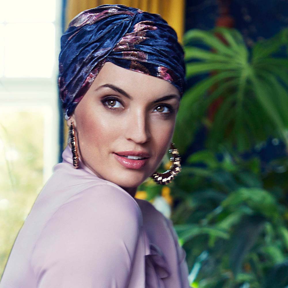 Pearl Boho Turban Velvet