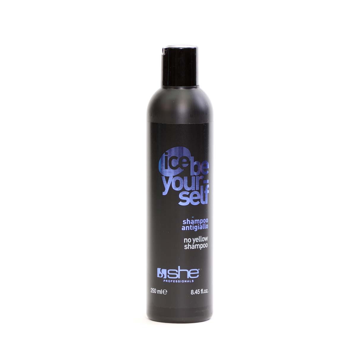 SHE no yellow -shampoo hiustenpidennyksille ja vaaleille hiuksille 250ml